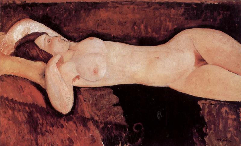 Amedeo Modigliani Reclining nude Spain oil painting art